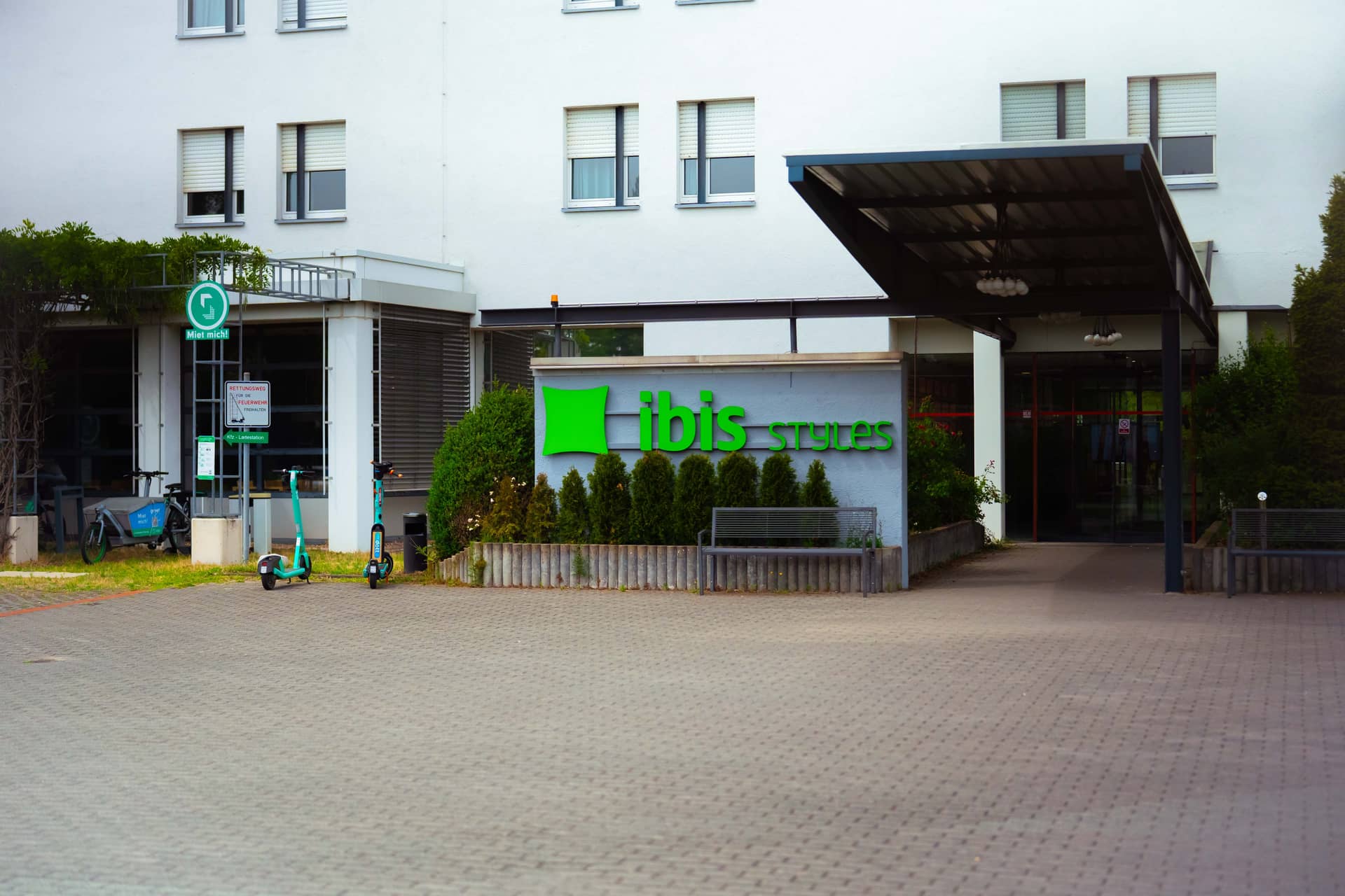 Aussenansicht des ibis Styles Darmstadt